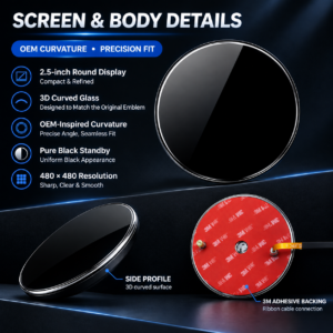 BMW Digital LCD Emblem – Premium 3.0 82mm